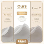 Prime Home Direct Bamboo Steamer Silicone Liners 12-Inch | 6 Count | BPA Free | Reusable & Non Stick for Air Fryer, Dumpling Food Steam Pot & Dim Sum Steaming | Round Mesh Parchment Baking Sheet Paper