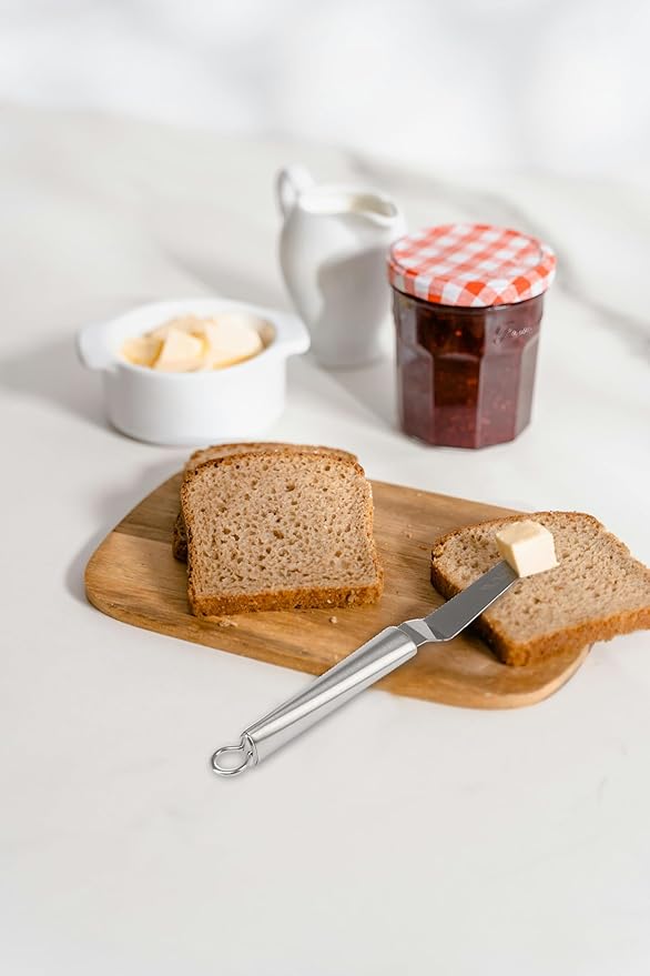 Cake Frosting Spatula Set, 4 6 8 10 Inch Straght Icing Spreader Knife For Baking, Decorating Cakes