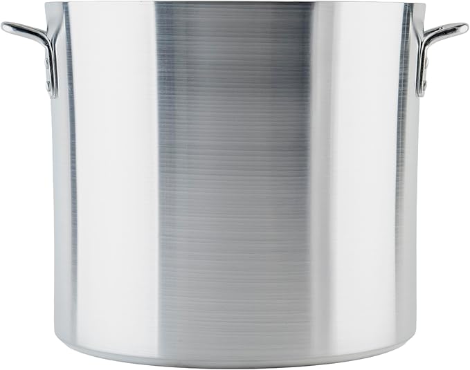 Winco 6.0mm Aluminum Stock Pot, 32-Quart
