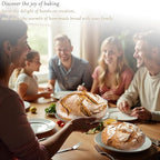 Natural Unbleached Banneton, Sourdough Bread Proofing Basket Kit, 6,8,9,10 Inch Basket with BreadMaking Baking Supplies Tools, Banneton Basket Gift Set - Primary Color