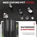 36QT Outdoor Fryer | Turkey Deep Fryer | Seafood Boil Pot | Cover & Skimmer Included | 50,000BTU Propane Burner | Aluminum Deep Fryer Pot with Basket | Crab, Seafood & Crawfish Boiler