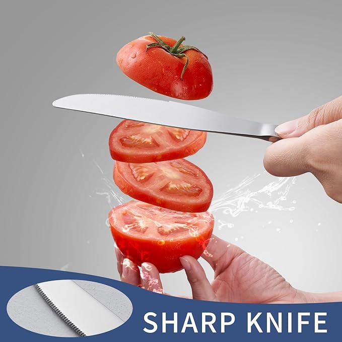 Black Silverware Set 20 Piece 18/0 Stainless Steel Flatware Black Handle Cutlery Set Service for 4 Black Forks Spoons and Knives Set unique silverware set Mirror Finish Dishwasher Safe