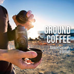 WACACO Minipresso GR, Portable Espresso Machine, Compatible Ground Coffee, Hand Coffee Make, Travel Gadgets, Manually Operated, Perfect for Camping