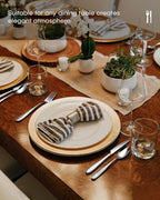 Hammered Silverware Set, Ollex Silver 30PCS Flatware Set for 6 Mirror Finish Stainless Steel Eating Utensils Sets Include Forks Spoons and Knives Tableware Kitchen Cutlery Sets, Dishwasher Safe