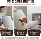 SHUWEICAO- Titanium Cutting Boards For Kitchen, 100% Pure Cut Titanium Cutting Board, Food Grade Quality,Easy To Clean And Will Not Absorb Odors, Suitable For Kitchen Or Outdoor Camping (14.17*9.84in)