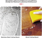 Titanium Cutting Board, Steel Cutting Boards For Kitchen, Stainless Steel Cutting Board 316, Large Double Sided Medical-grade Hygiene Durable non moldy 316L Stainless Steel Chopping Board (2PC-S+L)