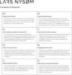 LARS NYSØM Salt and Pepper Grinder Set I Salt and Pepper Mills with Adjustable Ceramic Grinder 2 pieces I Manual Design Spice Mill Set (Sage Green)