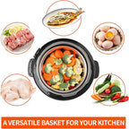 Steamer Basket for Instant Pot, Stainless Steel Vegetable Steamer Basket Insert for Pots