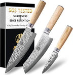 Damascus Kitchen Knife - VG-10 67-Layer Genuine Damascus Chef Knife, SGS Lab-Verified Sharpness & Edge Retention, Ergonomic Balanced Handle, Ideal for Home Use & Gifting