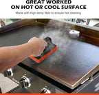 Griddle Cleaning Pads for Blackstone Flat Top, Non-Scratch Grill Scrub Pads, Bathroom Scrubbing Pads, Pool Scrub Brush, Shower Tile (22 Pads + Handle)