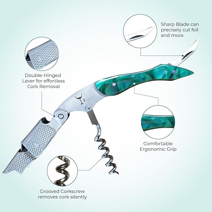 Wino Wine Key! - Professional Sommelier's Corkscrew Wine Opener