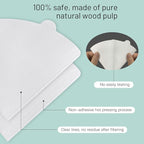 Niveaya 200 Count Coffee Filters - Size 02, Natural Paper Coffee Filter, No Blowout, Disposable for Pour Over and Drip Coffee Maker (2-4 Cup)