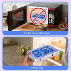 MaMix Kids Lunch Box Stainless Steel,3 Compartments Leak-Proof Bento Box for Kids for Sandwich, Lunch Containers Freezer Safe (purple)