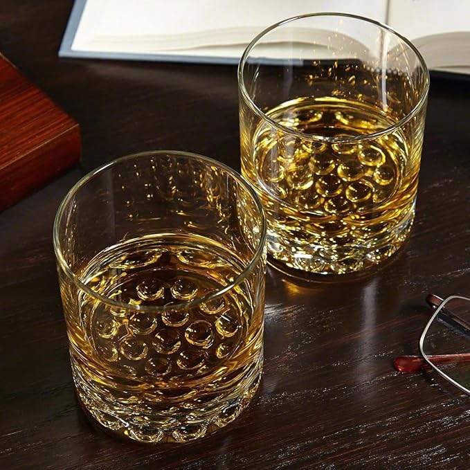 HomeWetBar Buckman Glasses (Signature Designs - Set of 2)