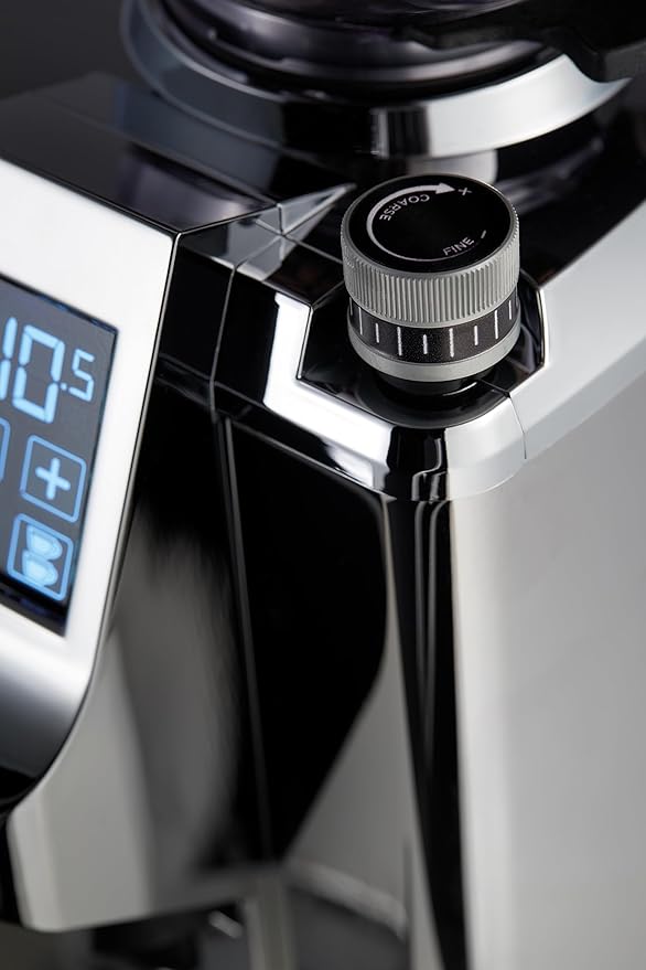 Touch&Match On-Demand Coffee Grinder, Professional Burr Grinder Made in Italy with Touch Screen, Precise Settings for Espresso, Moka, Filter & Americano, Fresh Grinding