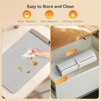 Electric Warming Tray, Food Warmers with Adjustable Temperature, Timer, Full Surface Heating, Rollable Silicone Food Warming Mat for Parties, Buffet, Family Gatherings, Daily Use