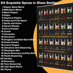 Spice Gift Set -24 Gourmet Spices For Cooking, Grilling, Rubs, Mixed Spice, Herbs, Spices & Seasonings, All Purpose Seasoning, Cooking Gifts For Men, Women, Birthday, Housewarming Gifts