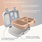 Bentgo Kids 5-Compartment Leak-Proof Bento-Style Lunch Box (Whimsy & Wonder Collection) - Ideal for Ages 3-7, Drop-Proof & Durable, Dishwasher Safe, & PFAS & BPA-Free Materials (Checker Gradient)