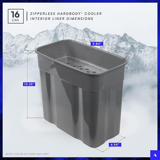 Titan by Arctic Zone 30 Can Zipperless Soft Cooler with HardBody Liner