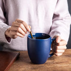 AmorArc 12oz Coffee Mugs Set of 6, Large Ceramic Coffee Mugs for Man, Woman, Dad, Mom, Modern Coffee Mugs Set with handle for Tea/Latte/Cappuccino/Milk/Cocoa. Dishwasher&Microwave Safe, Multi