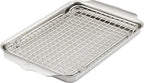 Hestan Provisions OvenBond – 9" x 12.5" Tri-ply Quarter Sheet Pan with Stainless Steel Rack