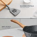 Non-stick Die-cast Deep Frying Pan Set Skillet Set Egg Omelette Pan (3)