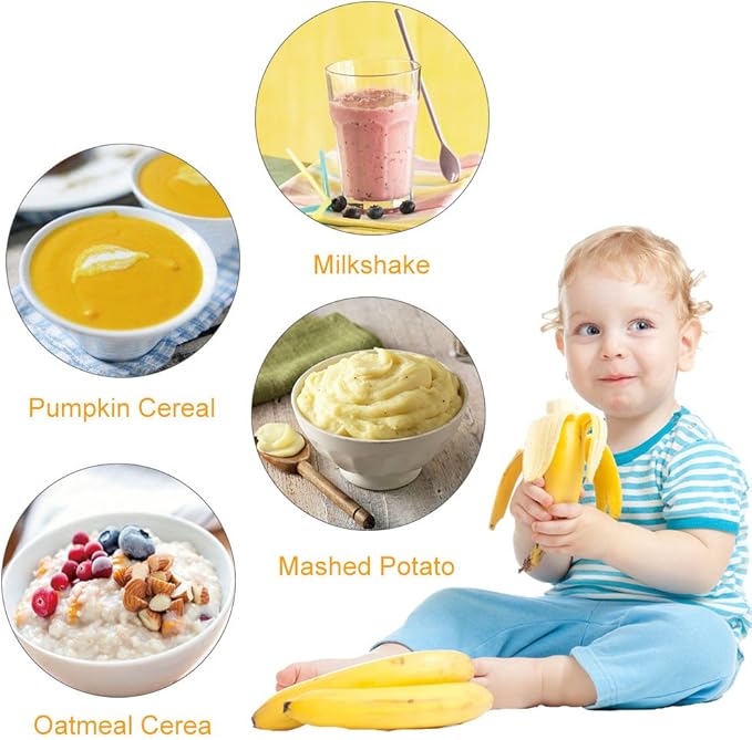 Electric Food Chopper, 5-Cup Food Processor by Homeleader, 1.2L Glass Bowl Grinder for Meat, Vegetables, Fruits and Nuts, Stainless Steel Motor Unit and 4 Sharp Blades, 300W