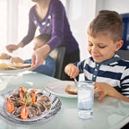 Veggie Vegetable Steamer Basket, Folding Steaming Basket, Metal Collapsible Stainless Steel Steamer Basket Insert, for Cooking Food, Expandable Fit Various Size Pot(5.3" to 8.6") YLYL