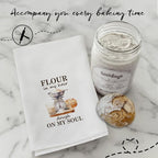 Baker Gifts Kitchen Towels, Gifts for Baking Lovers Decorative Hand Dish Towel for Kitchen, Rustic Farmhouse Tea Towels for Baking Sourdough, 16x24 Inch Set of 2