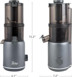 Shine Multi-Batch Compact Cold Press Juicer SMB-1, Hands-Free, Hopper Continuous Feed, Portable