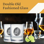 Heritage Pewter Black Bear Double Old Fashion | Double Rocks Glass 14 OZ for Liquor | Expertly Crafted Pewter Glass
