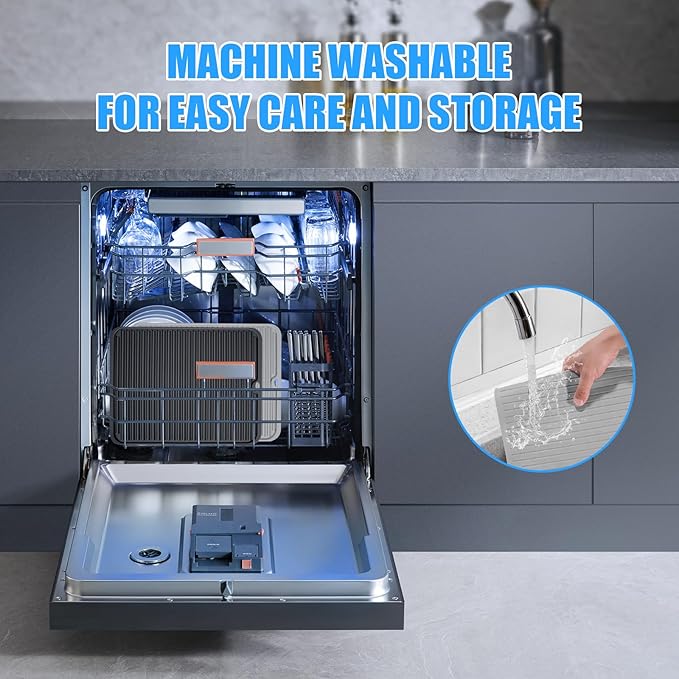 Silicone Trivet Mat Extra Large Heat Resistant Non-Slip Pot Holder Multi Purpose Kitchen Hot Pad for Hot Dish Mat Utensil Drying Rack 14.2"×11 "