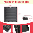 DcYourHome Cast Iron Griddle for Camp Chef Explorer 2/3-Burner,Single Burner,3X,2X Stove,Reversible Griddle Pan for All Camp Chef 14" x 16" & Most Cooking Charcoal/Gas/Propane/Electric Grill