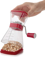 PrepWorks Nut Chopper – Manual Handheld Nut Grinder for Chopping Nuts, Seeds, and Herbs, Easy to Use, BPA-Free