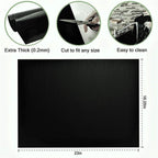 3 Pack Non-Stick Heavy Duty Oven Liners Set for Bottom of Electric Oven by Grill Magic - Thick, Heat Resistant Fiberglass Mat - Easy to Clean, Reduce Spills, Stuck Foods & Clean Up - BPA Free