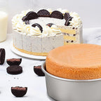 HomeMall Round Cake Pan Set of 3 (6 x 3 inch/8 x 3 inch/10 x 3 inch), Aluminum Baking Pans for Layer Cakes, Heavy Duty Non-Stick, Evenly Baking Tools for Home Kitchen, Birthday Wedding Anniversary