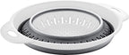 Collapsible Colanders (Strainers) for Fruit Vegetable Food Sizes 8" - 2 Quart (grey)