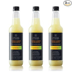 Twisted Alchemy Three Citrus Margarita Mix - Premium Margarita Mixer With Cold Pressed Juice For Craft Cocktails, 50% Juice - (25 Oz Bottle, Pack of 3) - All Natural, Non-GMO & Preservative Free - Ships Cold