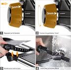 MASTERTOP Adjustable Mandoline Food Slicer,Vegetable Slicer Fruit Cutter,Stainless Steel Kitchen Mandolin,Julienne Slicers for Kitchen Onion Potato, Tomato, Carrot, Vegetable, and Fruit