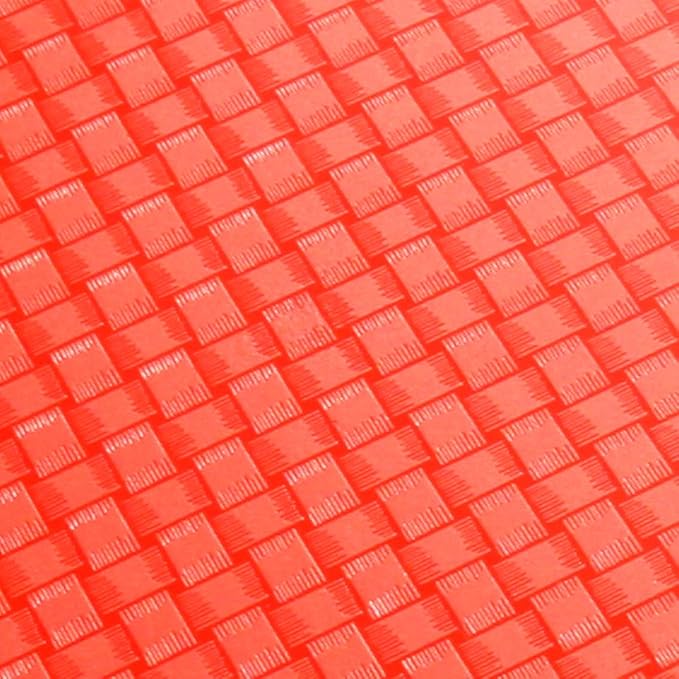 New Star Foodservice Fast Food Tray, Set of 12 (Red, 10 by 14 Inch)