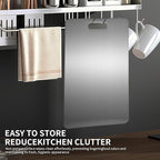 Katuchef Titanium Cutting Board 2025 New Pure Titanium Cutting Boards for Kitchen Double Sided Cutting Board Non Toxic,Hygiene Durable Chopping Board Suitable for Dishwasher Safe(18.11 * 11.81)