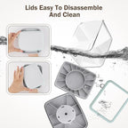 12 Pcs Pop Food Storage Containers Airtight Food Storage Containers Set with Lids Kitchen Pantry Organization and Storage, 3.4Qt, 2.8Qt, 2.1Qt, 1.2Qt