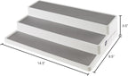 3 Tier Spice Step Shelf- Kitchen Cabinet, Countertop and Pantry Spices and Seasoning Organizer by Lavish Home (Great for Household Organization)