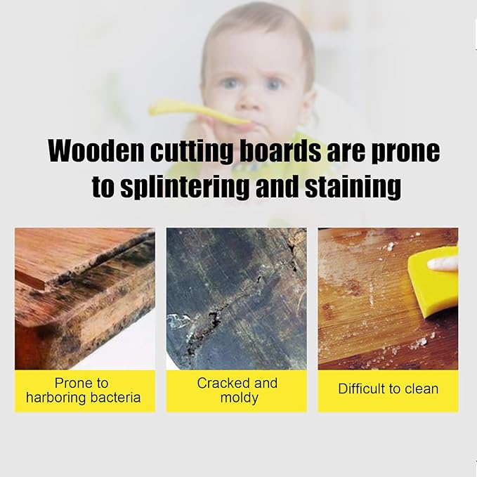 Titanium Cutting Board, Steel Cutting Boards For Kitchen, Stainless Steel Cutting Board 316, Large Double Sided Medical-grade Hygiene Durable non moldy 316L Stainless Steel Chopping Board (1PC-L)