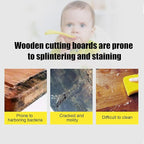 Titanium Cutting Board, Steel Cutting Boards For Kitchen, Stainless Steel Cutting Board 316, Large Double Sided Medical-grade Hygiene Durable non moldy 316L Stainless Steel Chopping Board (1PC-L)