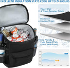 Cooler Backpack 33 Cans Backpack Coolers Insulated Leak Proof Soft Beach Cooler Bag for Men Women Ice Chest Backpack Camping Hiking Picnic Travel Cooler Lunch Backpack