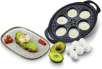 Nonstick Microwave Eggs Poacher Insert 6 Cup Eggs Cooker for Air Fryers Oven and Cooking Machines Baking Accessories