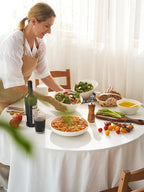 DOWAN 32 OZ Large Soup Bowls Set of 4 - White Ceramic Bowls for Ramen, Cereal, Pasta, Salad, Fruit - Dishwasher & Microwave Safe