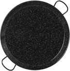 Enameled Paella Pan (Carbon Steel, 16.5 in - 42 cm (10 Servings))