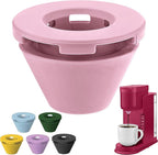 Silicone Anti-Leak Coffee Spout for Keurig K-Mini & Express - Splash-Proof Accessory, No Mess Drip-Free Design, Easy to Clean & Reusable (Pink)